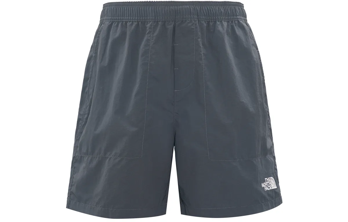 THE NORTH FACE Casual Shorts Unisex Charcoal Gray Moderate Straight Fit Pants