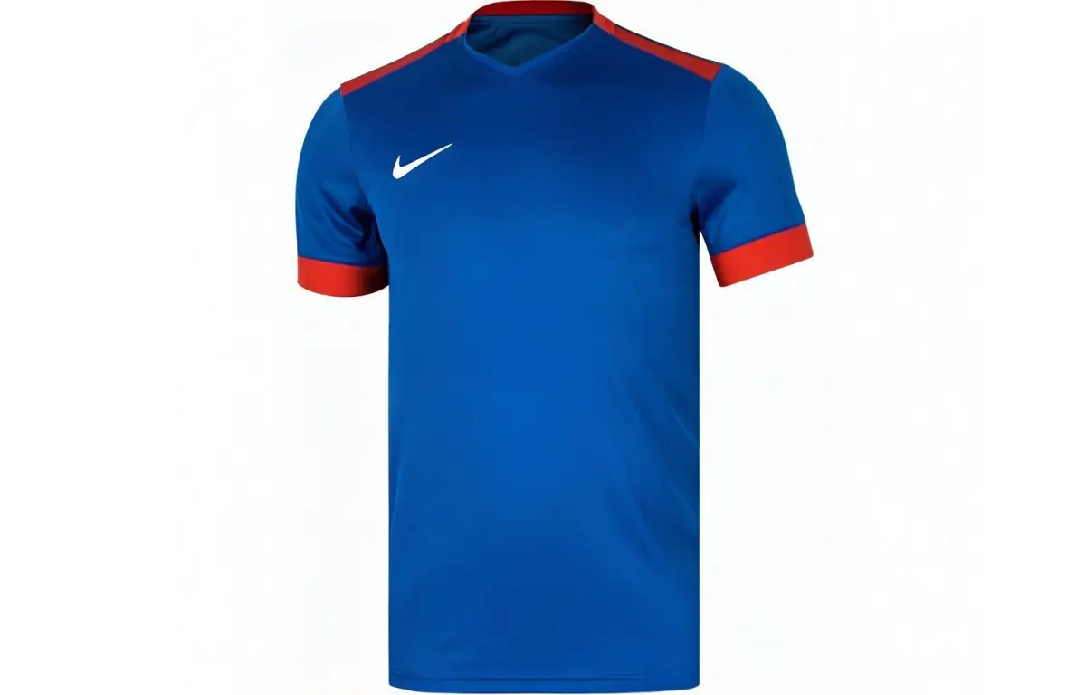 Nike T-Shirts Men's Blue Moderate Straight Fit