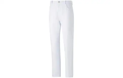 PUMA Golf Collection Dealer 5 Pocket Casual Pants Men's White