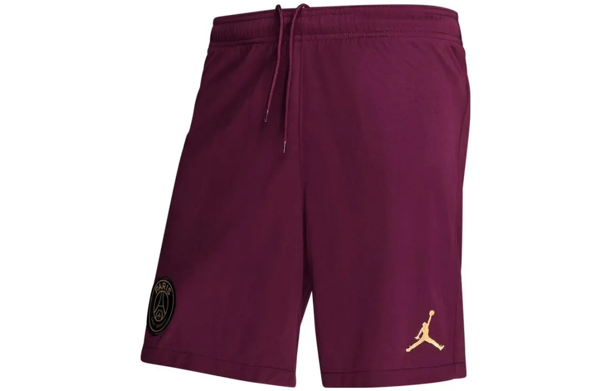 Jordan Paris Saint Germain Casual Shorts Men's Burgundy