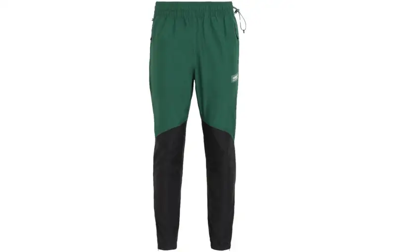 Adidas Originals Casual Pants Men's Green Moderate Cuffed Pants