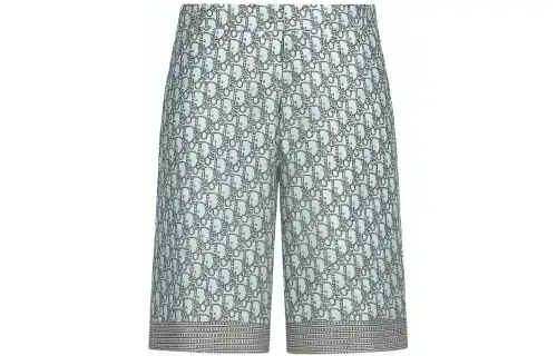 DIOR Casual Shorts Men's Cyan Moderate