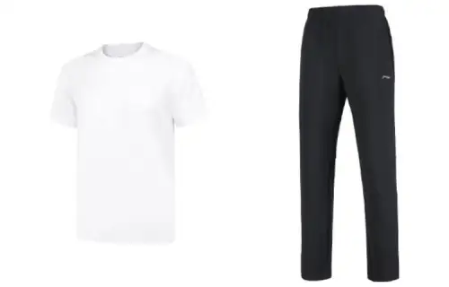 Li Ning Casual Sportswear Men's Crew Neck Moderate