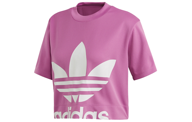 Adidas Originals BELLISTA Crop Tops Women's Crew Neck Moderate