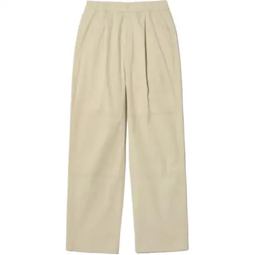 FILA Casual Pants Unisex Beige Moderate Cuffed Pants