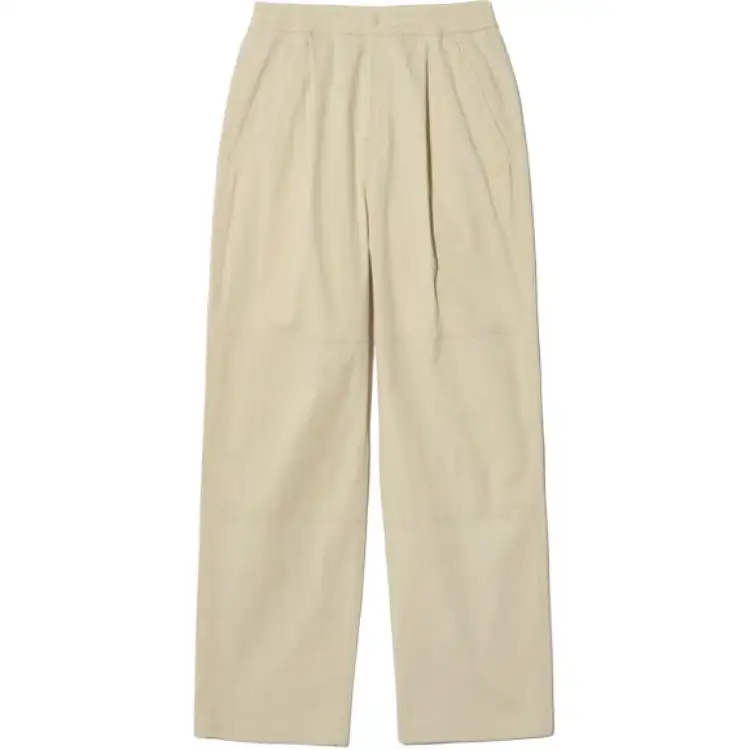 FILA Casual Pants Unisex Beige Moderate Cuffed Pants