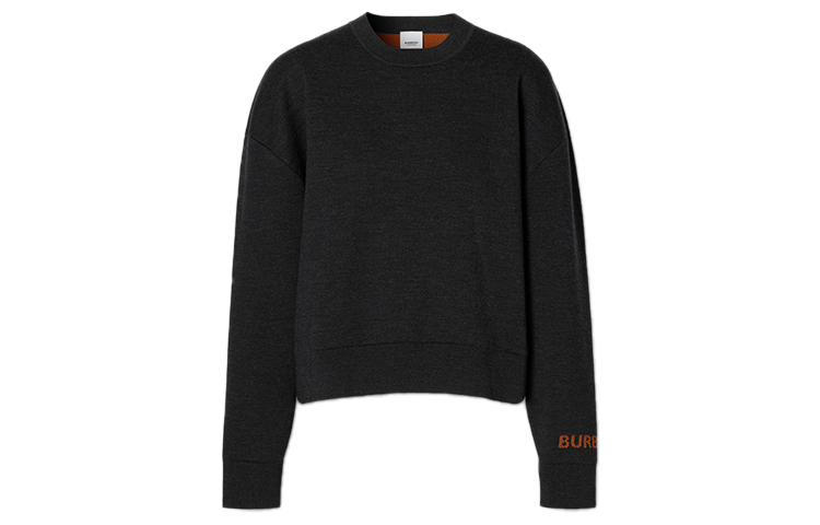 Burberry Sweatshirts Women's Gray Crew Neck Moderate Other