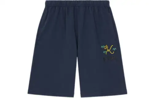 KENZO X Nigo Tiger Tail Logo Embridered Shorts
