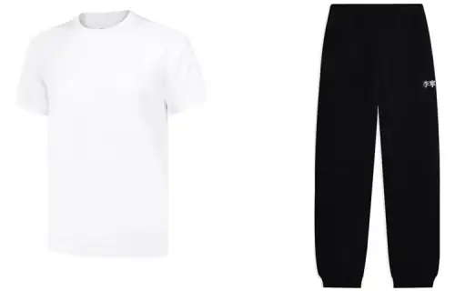 Li Ning Sports Life Collection Casual Sportswear Men's Crew Neck Moderate