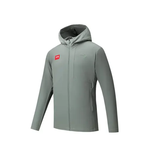 Anta Variety Training Collection Jackets & Coats Men's Pine Smoke Green