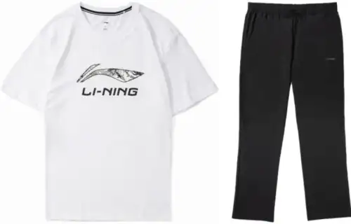 Li Ning Casual Sportswear Men's Crew Neck Moderate