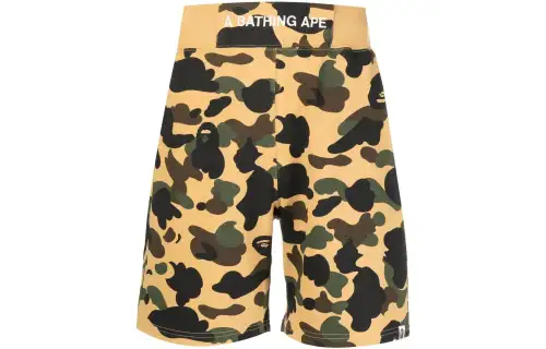 A BATHING APE Casual Shorts Men's Deep Yellow Moderate