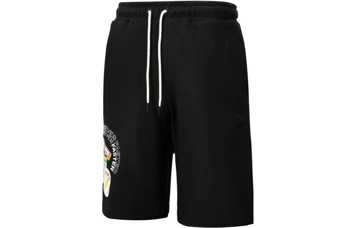 PUMA Casual Shorts Men's Black Moderate