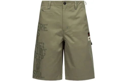EVISU Casual Shorts Men's Dark Army Green Moderate