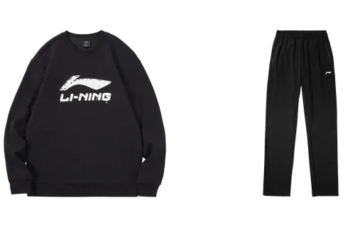Li Ning Casual Sportswear Men's Crew Neck Moderate