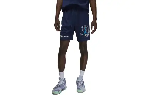 Jordan Sport Casual Shorts Men's Navy Blue Moderate