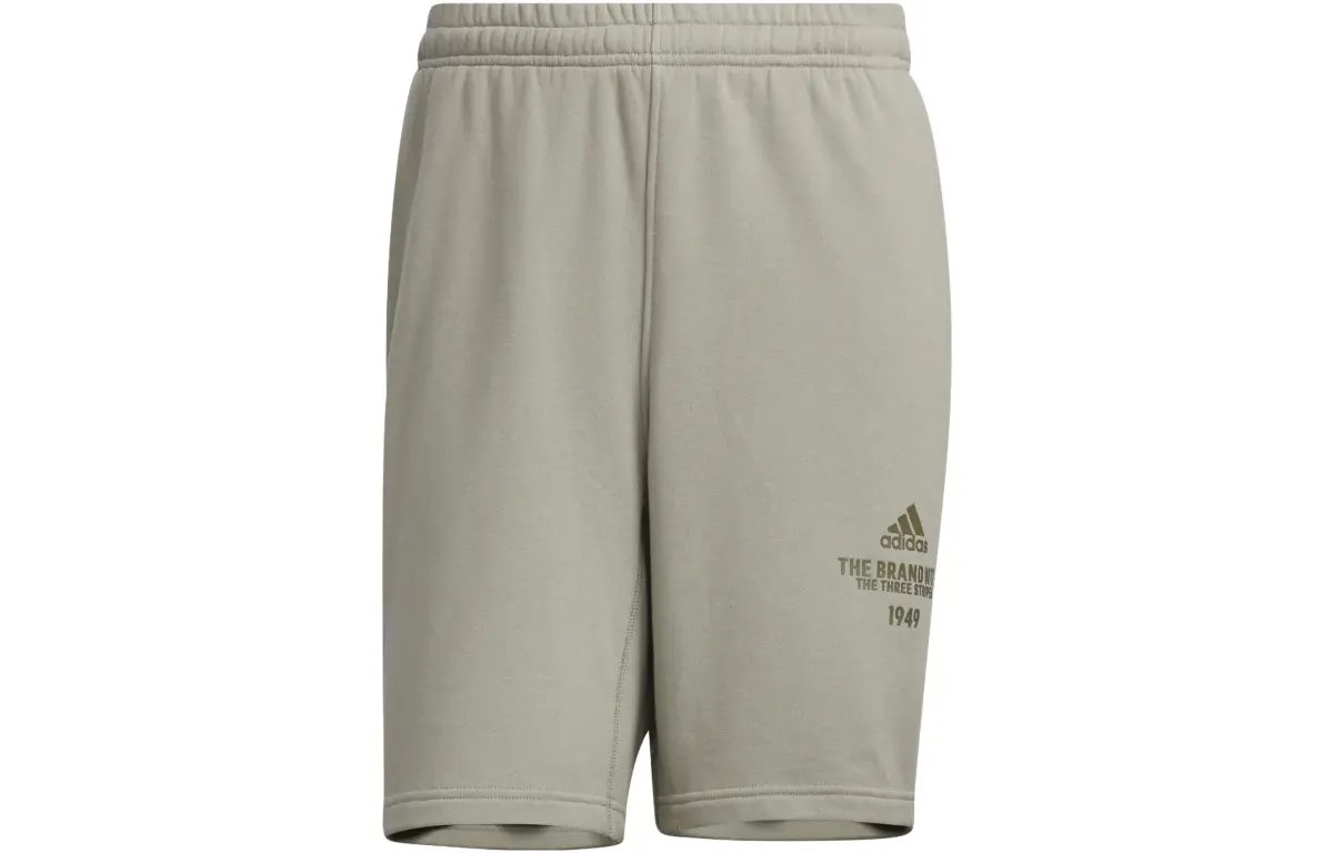 Adidas Casual Shorts Men's Pebble Silver Gray