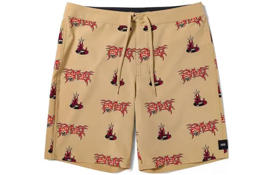 Vans X OTW OKEH Casual Shorts Unisex Khaki Moderate