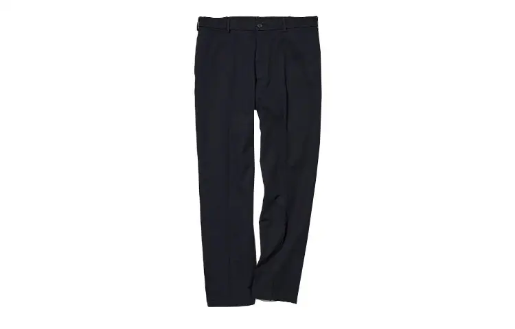 UNIQLO Casual Pants Men's Navy Blue Moderate Straight Fit Pants