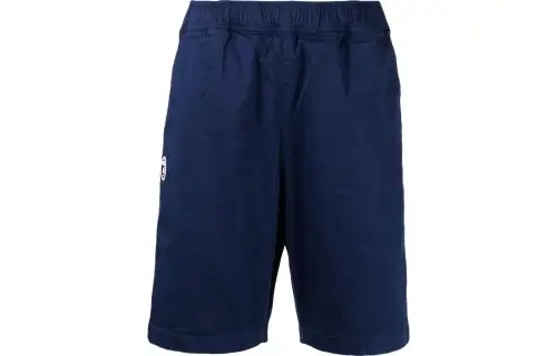 A BATHING APE Logo-print Track Shorts