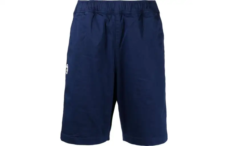A BATHING APE Logo-print Track Shorts