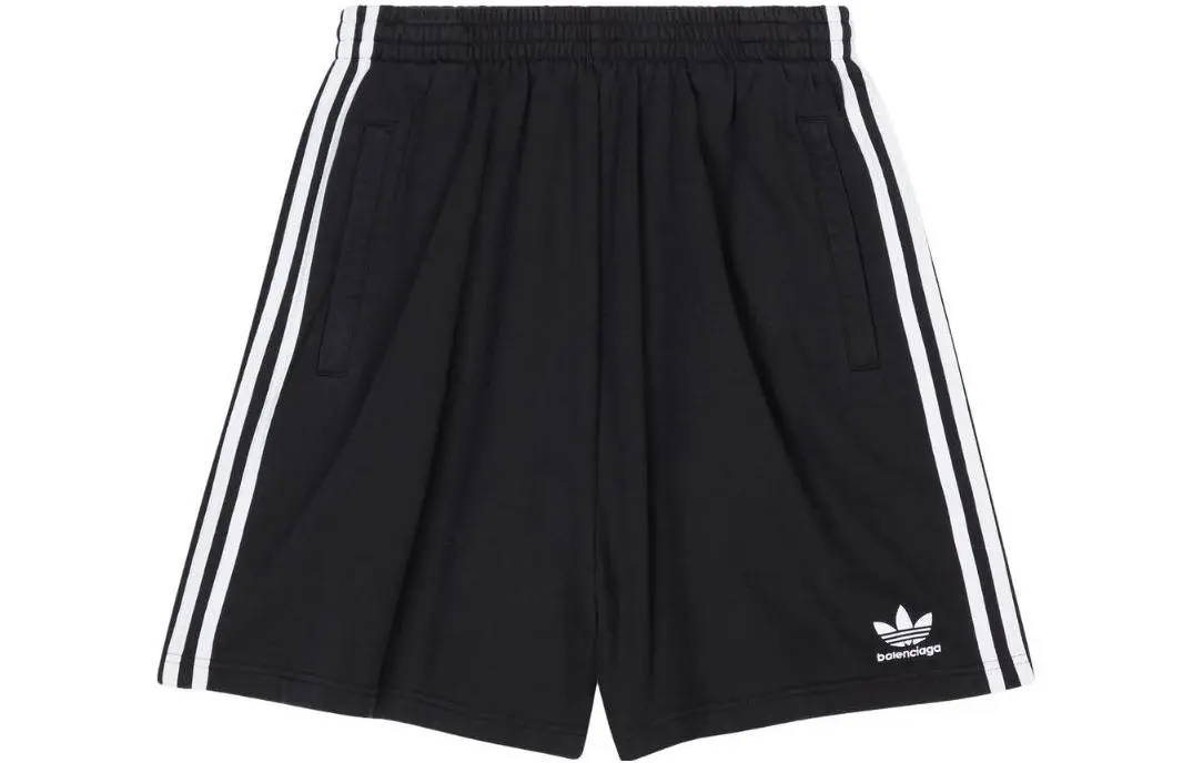 Balenciaga x Adidas Originals FW22 Casual Shorts Men's Black