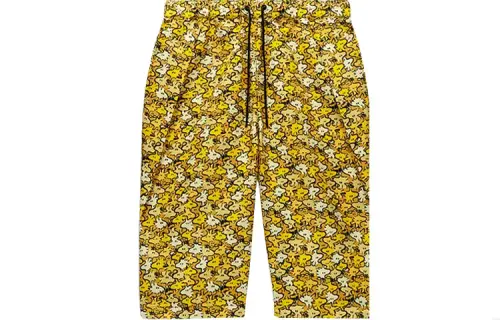 Converse X Peanuts Casual Shorts Men's Yellow