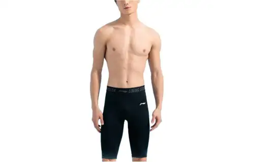 Li Ning Swimming Shorts Men's Black Moderate