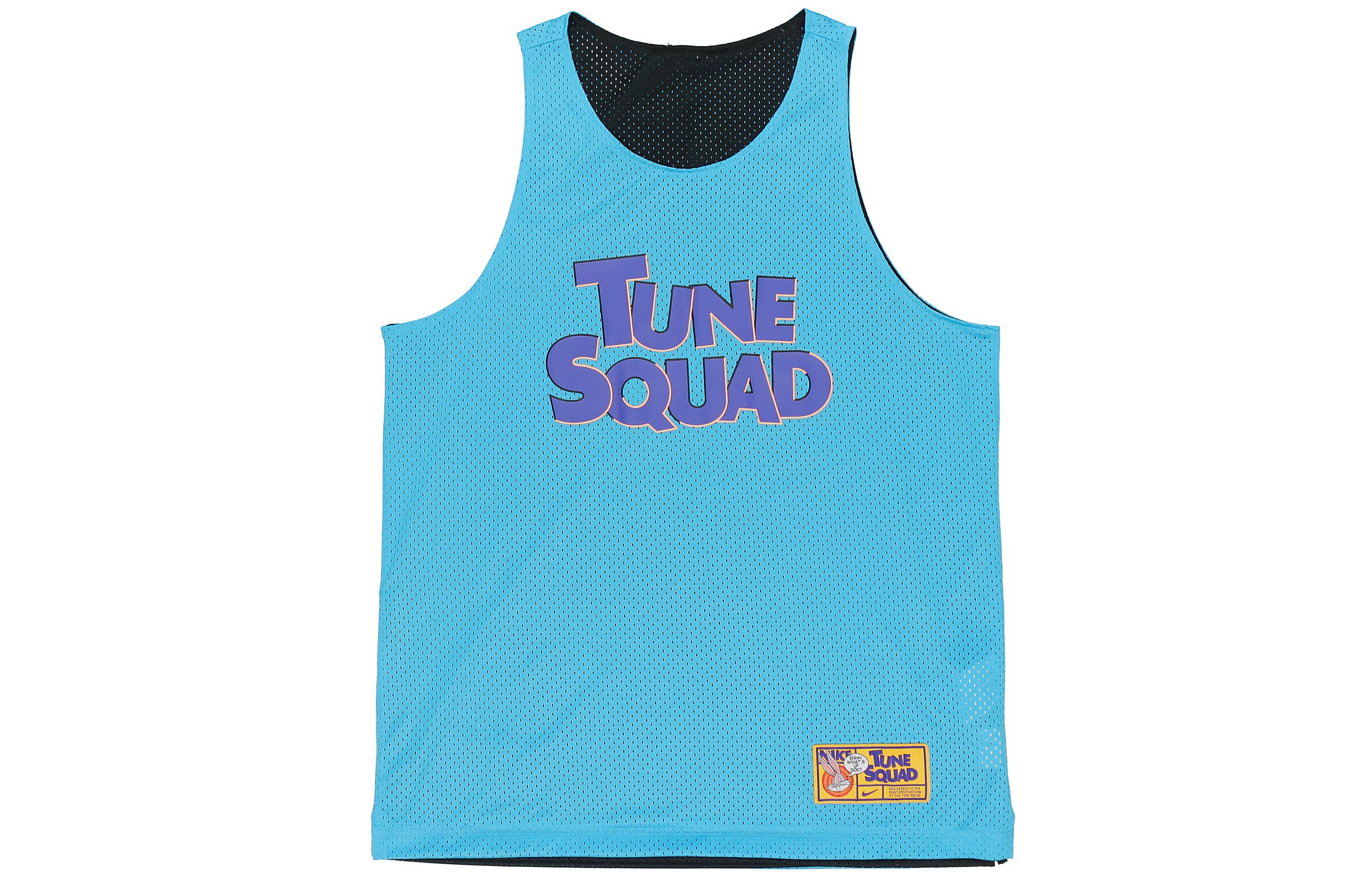 Nike X SPACE JAM joint model Space Jam reversible polyester moisture-wicking sleeveless sports basketball vest men's blue