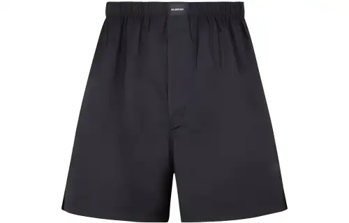 Balenciaga Loose Fit Shorts Men's Black