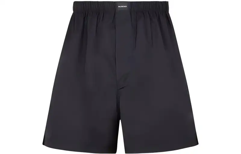 Balenciaga Loose Fit Shorts Men's Black