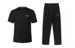 Li Ning Casual Sportswear Men's Black Crew Neck Moderate