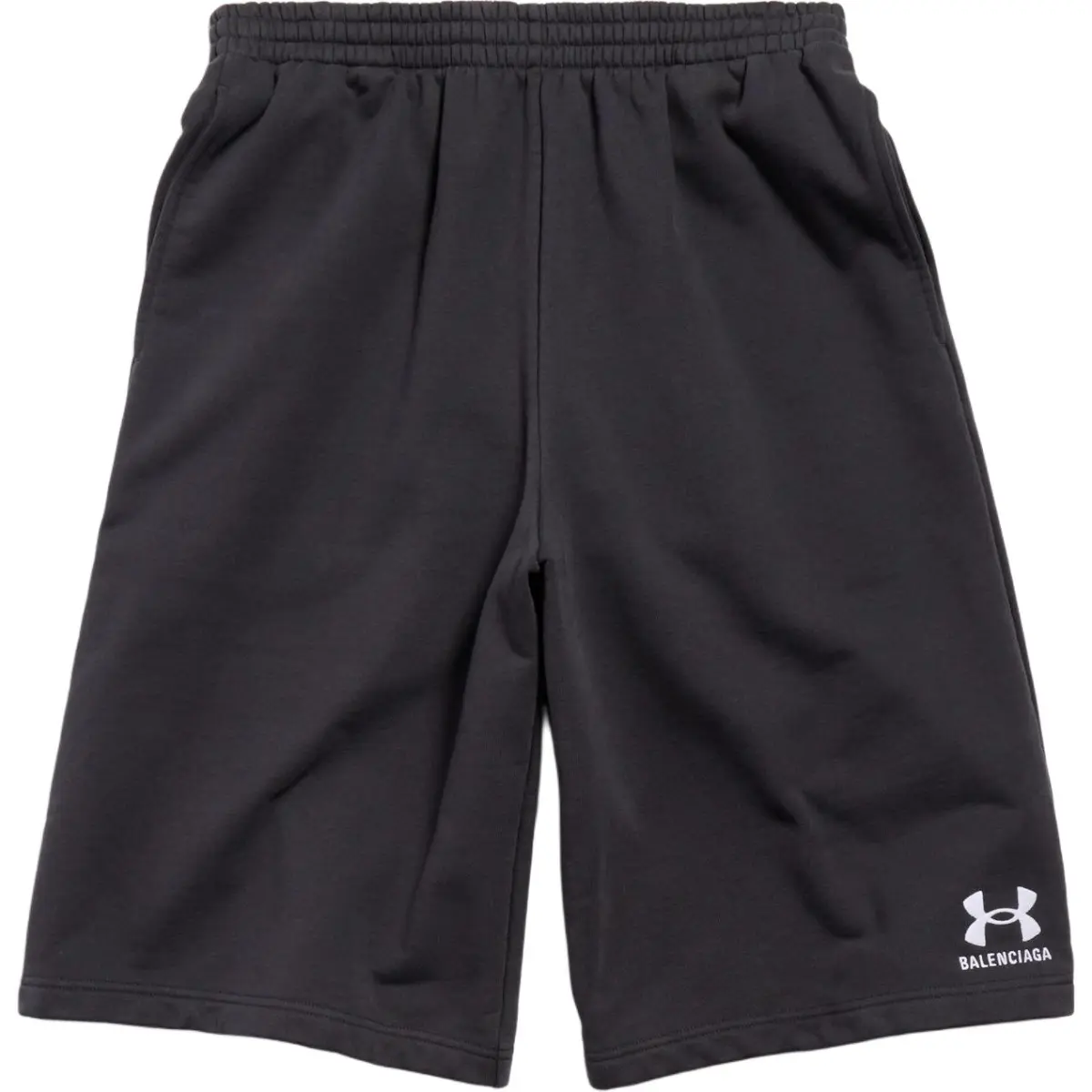 Balenciaga x Under Armour SS25 Casual Shorts Loose Fit Men's Black