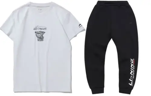 Li Ning Casual Sportswear Men's Crew Neck Moderate