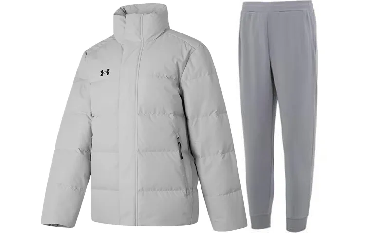 Under Armour Casual Sportswear Sets Men's Stand Collar Moderate