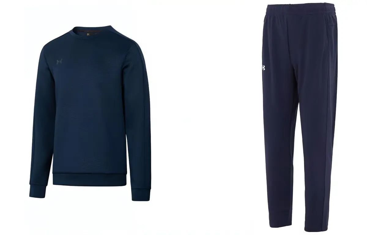 Under Armour Casual Sportswear Sets Men's Crew Neck Moderate