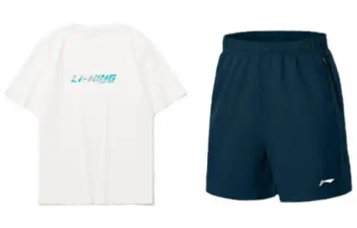 Li Ning Casual Sportswear Men's Crew Neck Moderate