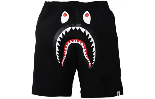 A BATHING APE Casual Shorts Men's Black Moderate