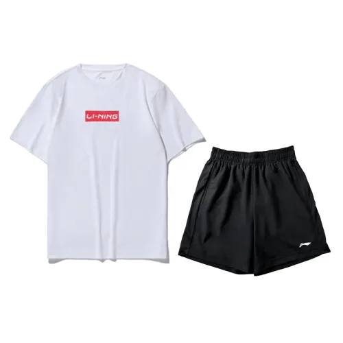 Li Ning Casual Sportswear Men's White+Black