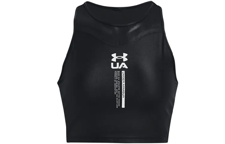 Under Armour Iso-Chill Tank Tops Women's Black Crew Neck Moderate Other