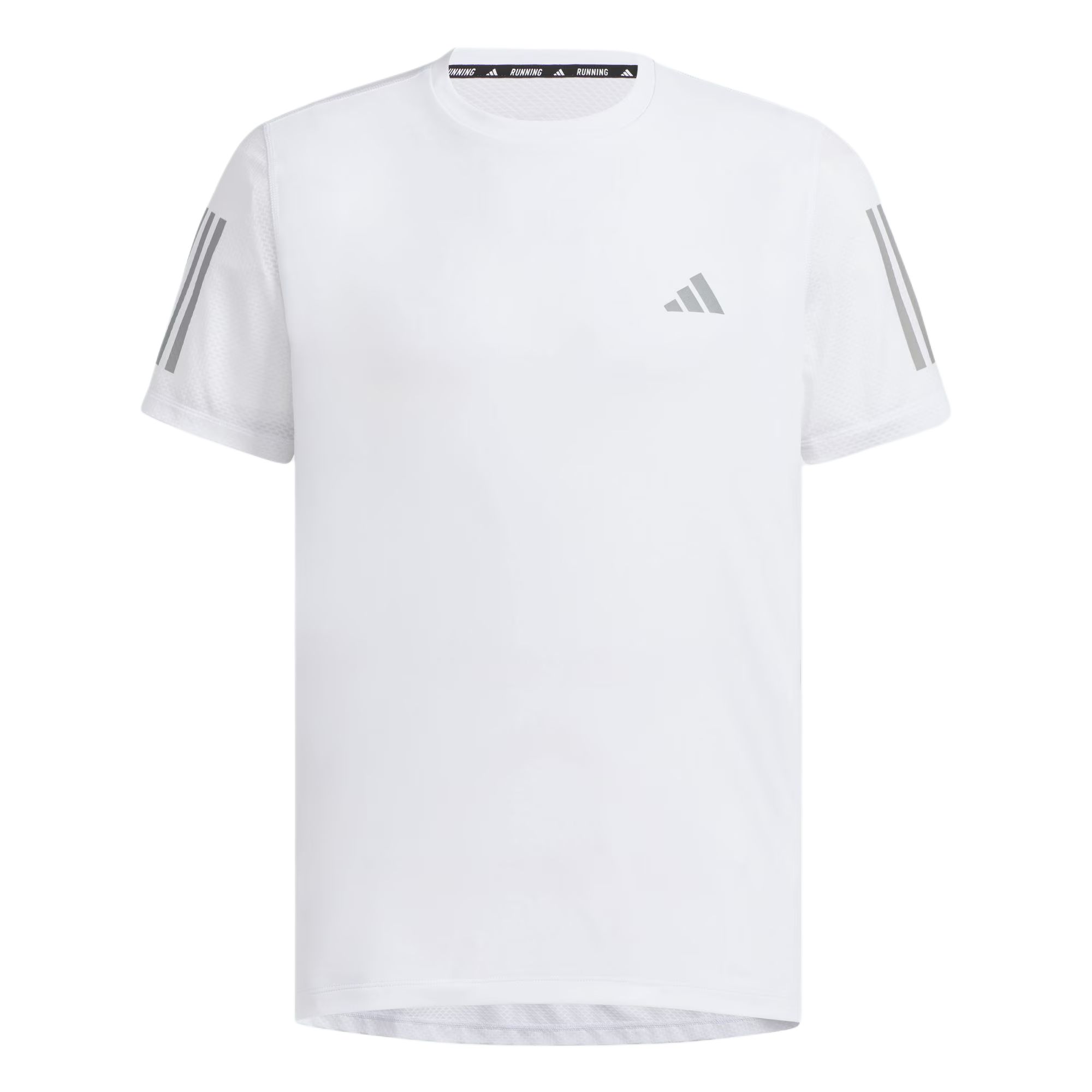 Adidas Own The Run Climacool COOLER Running T Shirt Men’s White/Dark Silver Gray