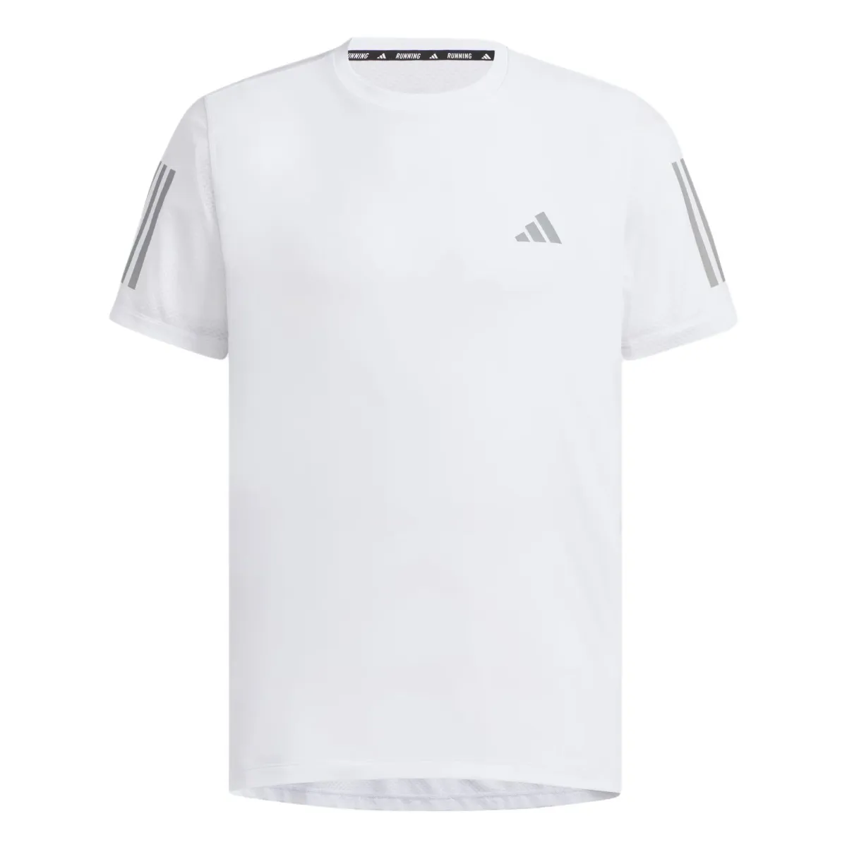 Adidas Own The Run Climacool COOLER Running T Shirt Men's White/Dark Silver Gray