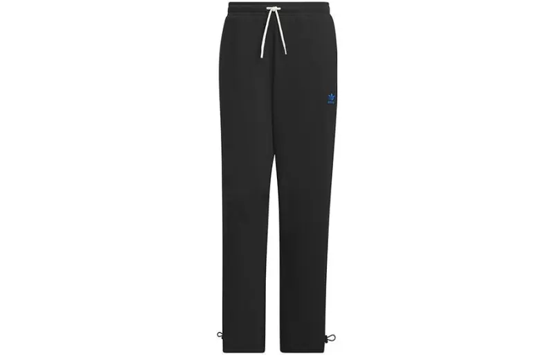Adidas Originals Casual Pants Unisex Black Moderate Straight Fit Pants