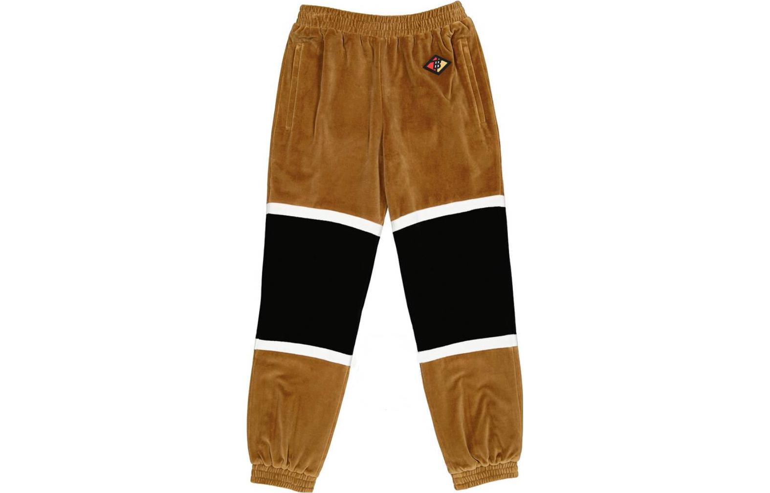 Burberry Logo Graphic Striped Chenille Trackpants