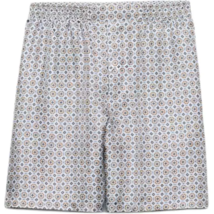 PRADA Silk Bermudas Casual Shorts Men's Light Blue