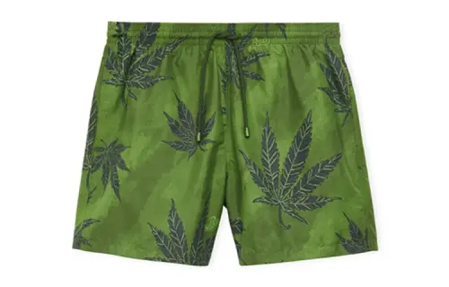 LOEWE Casual Shorts Men's Dark Green Moderate