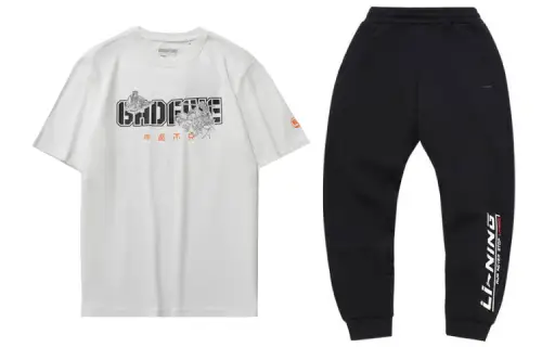 Li Ning Casual Sportswear Men's Crew Neck Moderate