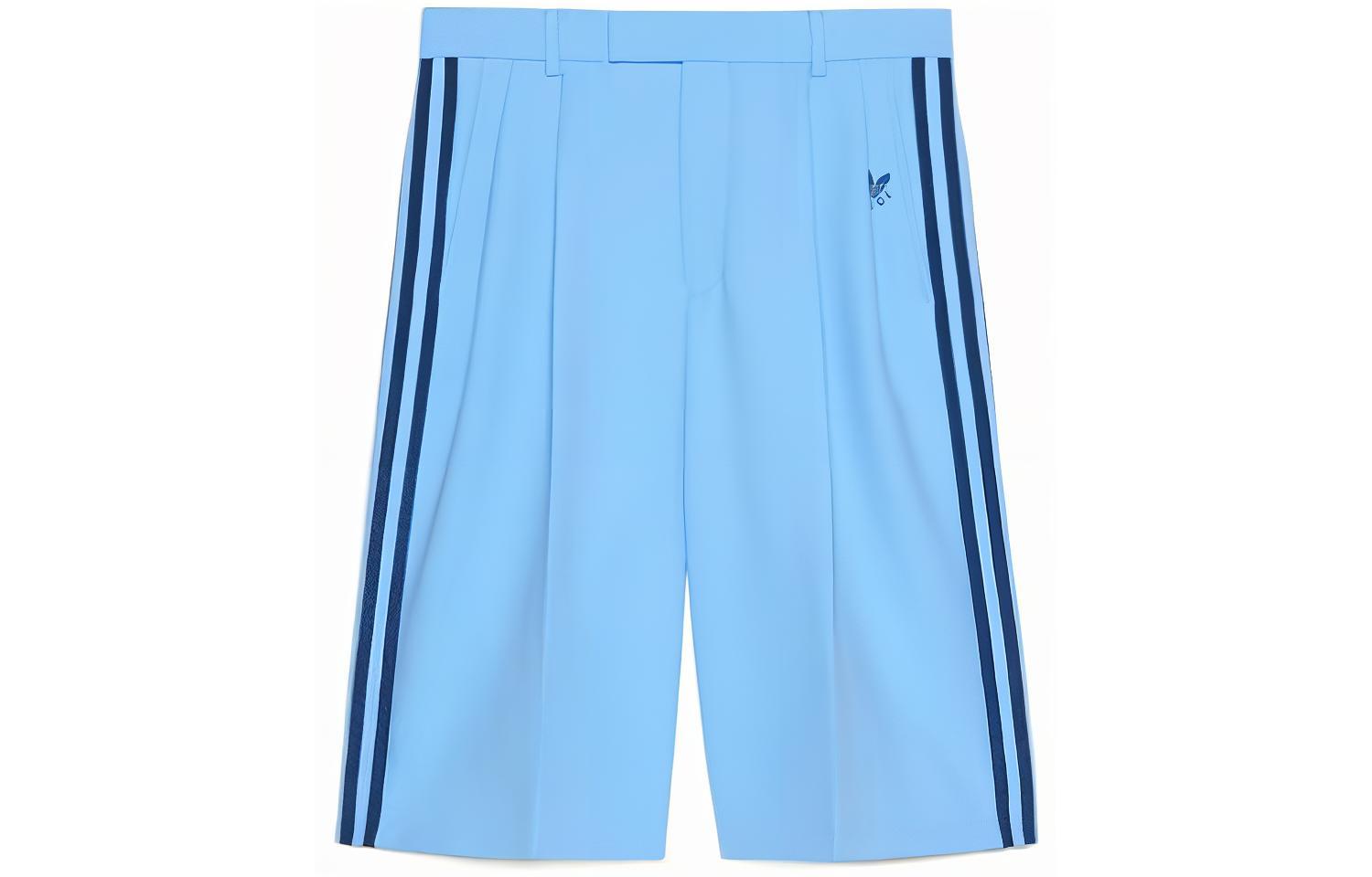 Мужские шорты Gucci x adidas originals SS23 (синие)