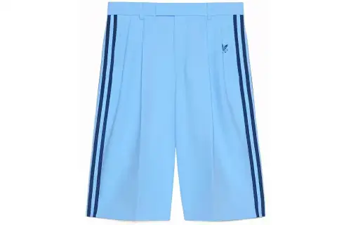 GUCCI X Adidas Originals Casual Shorts Men's Blue Moderate