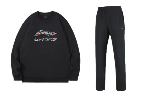 Li Ning Casual Sportswear Men's Crew Neck Moderate